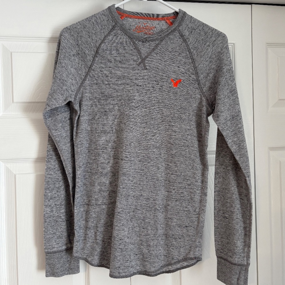 American Eagle Thermal Waffle Shirt XS